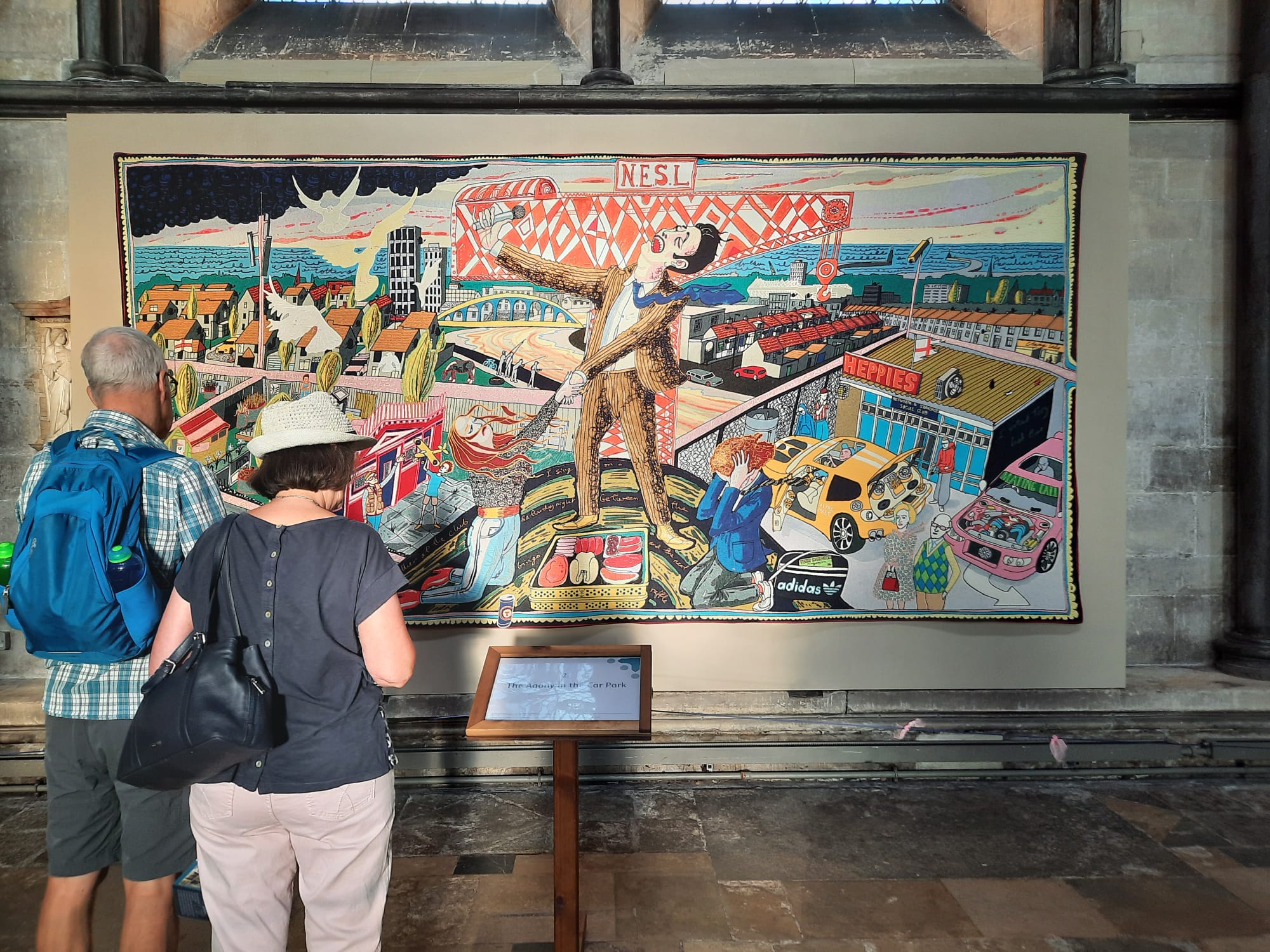 Grayson Perry's The Vanity Of Small Differences Salisbury Cathedral