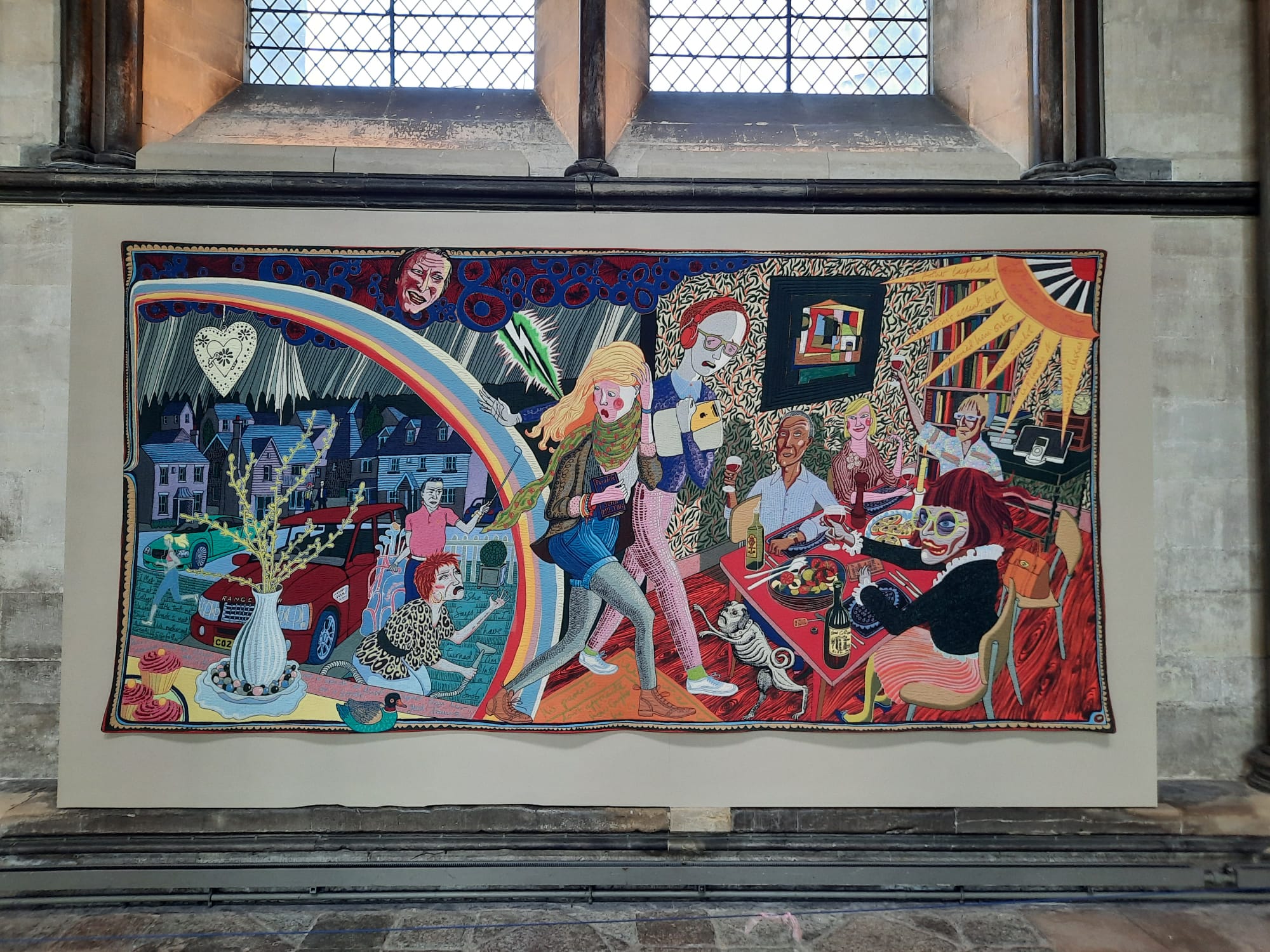 Grayson Perry's The Vanity Of Small Differences Salisbury Cathedral