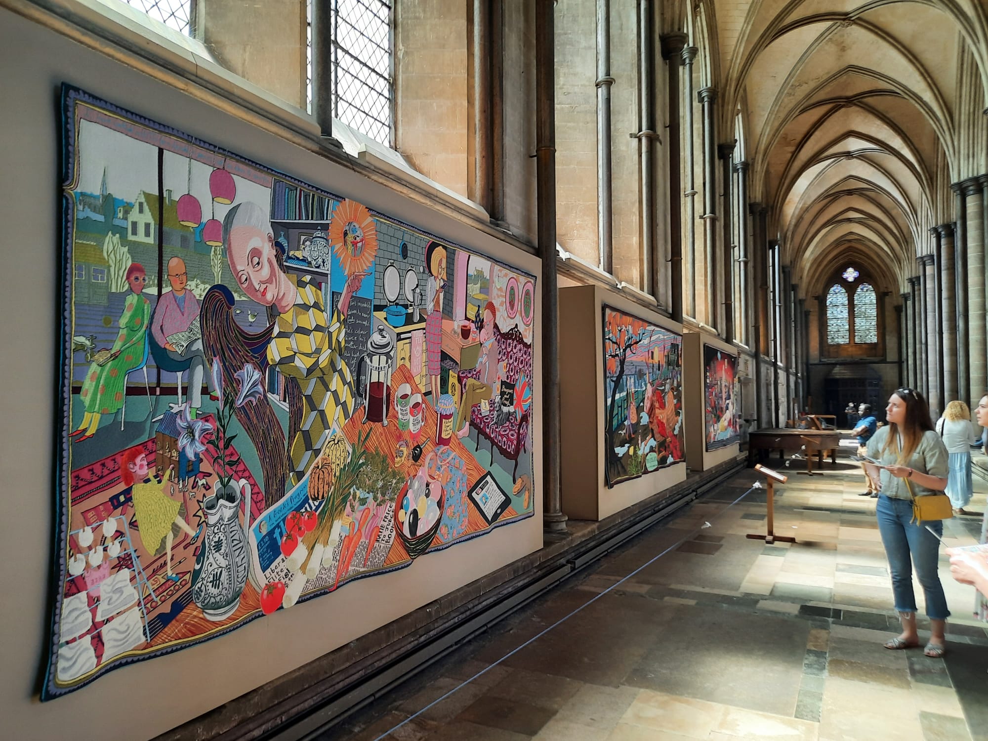 Grayson Perry's The Vanity Of Small Differences Salisbury Cathedral